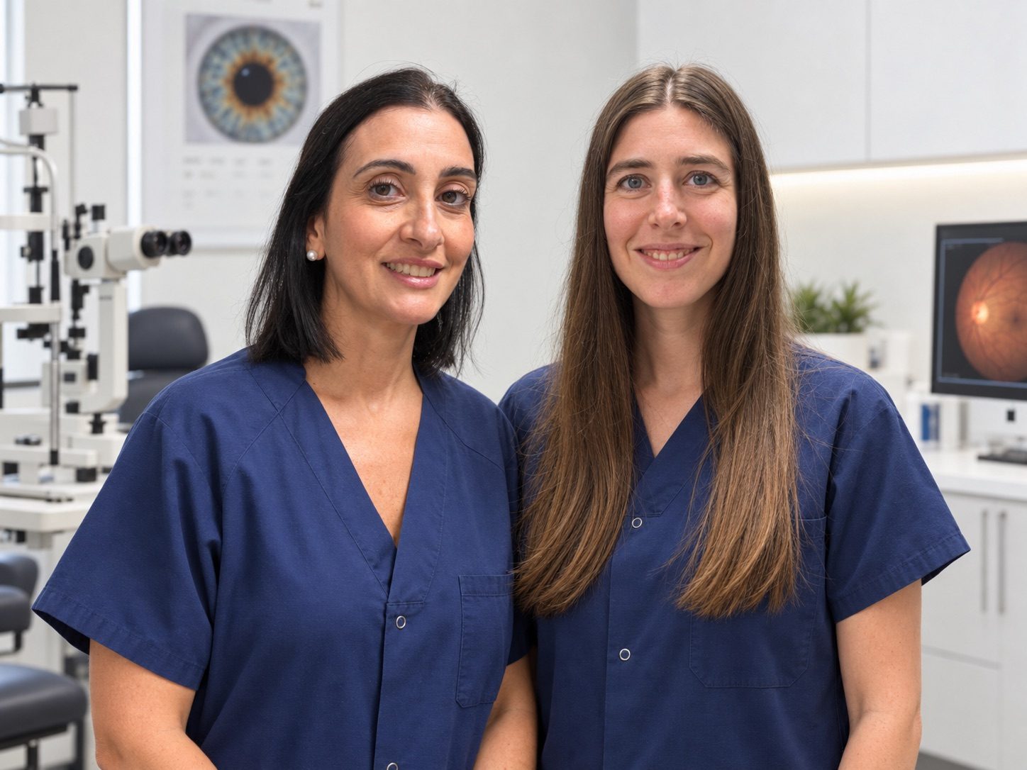 Optometristas del equipo del Dr. Villa Carpes
